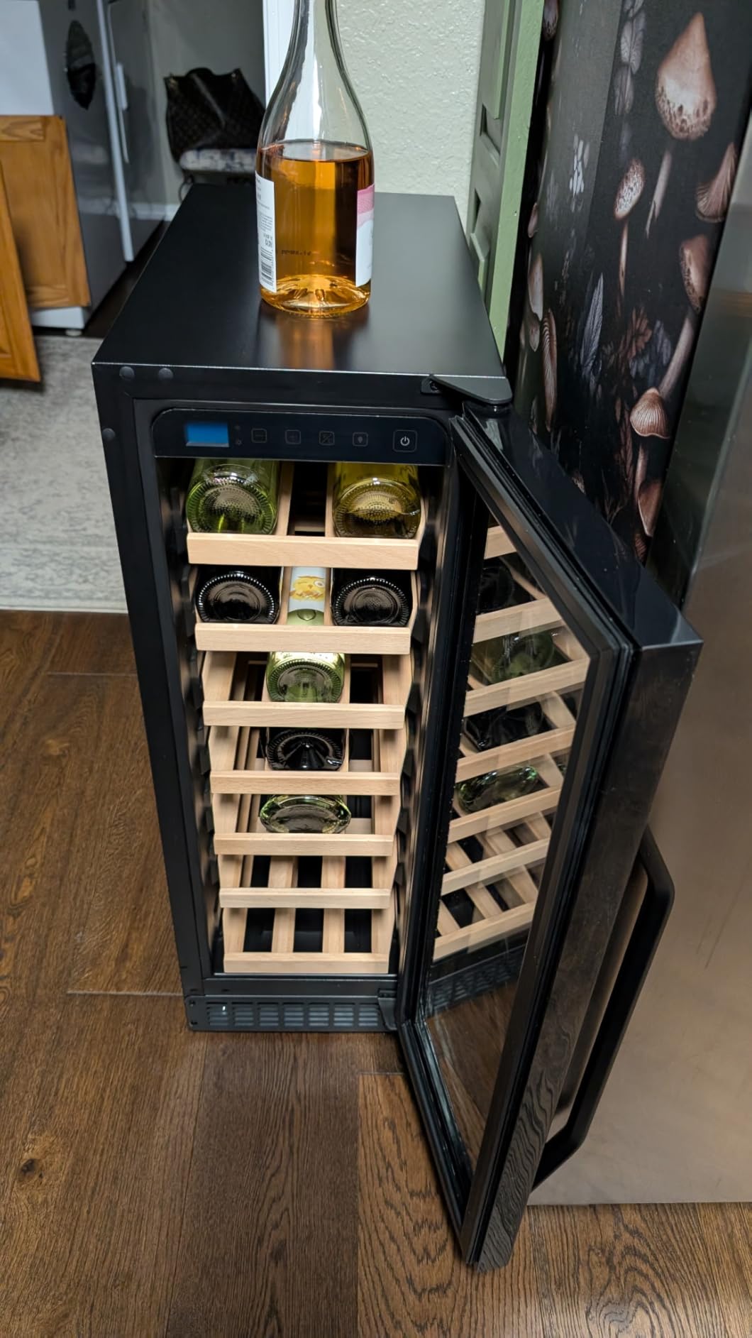 4.9 Cu.ft Beverage Refrigerator Cooler, Beverage Cooler 200 Can Built-in/Freestanding, Under Counter Beer Fridge with Glass Door Soda for Kitchen, Bar or Office customer photo 2