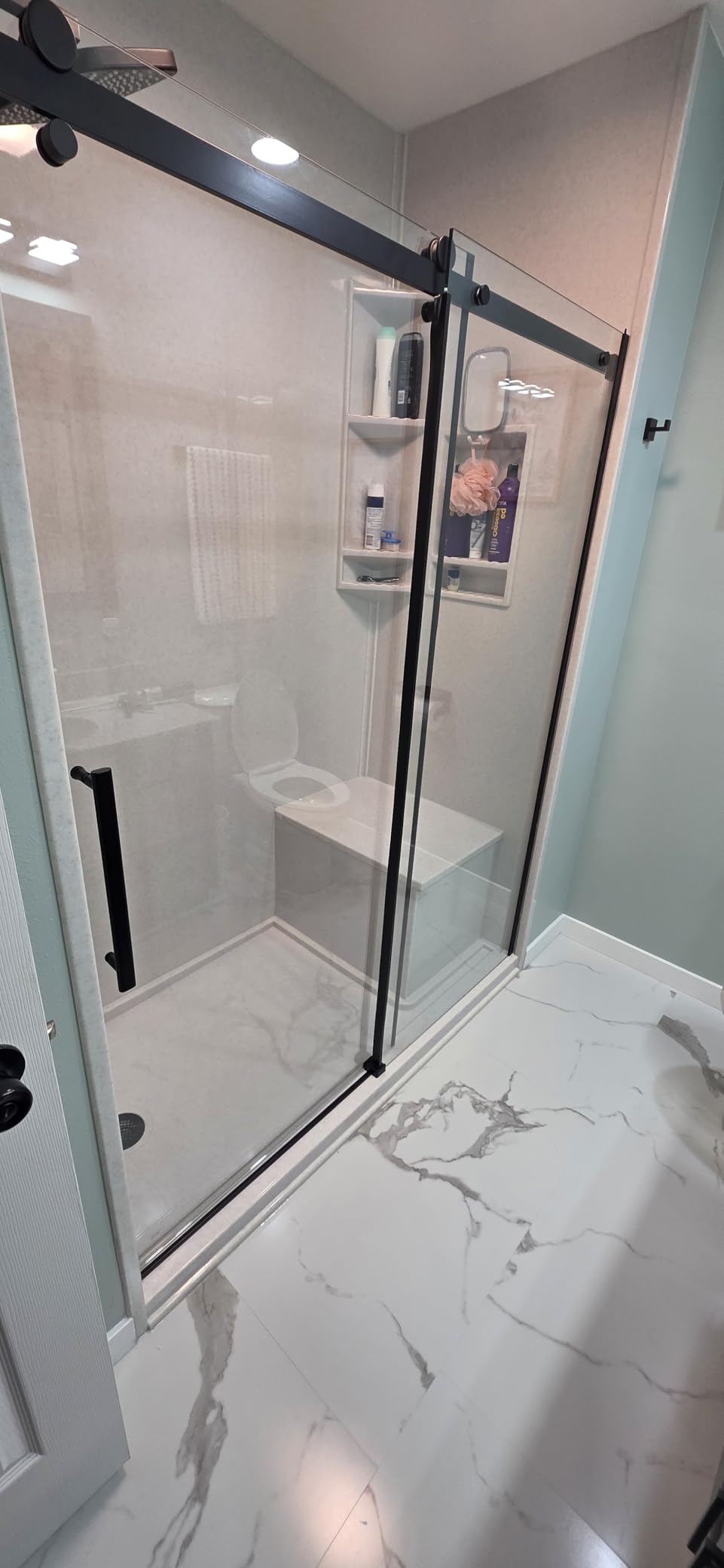 Frameless Shower Door, 56-60