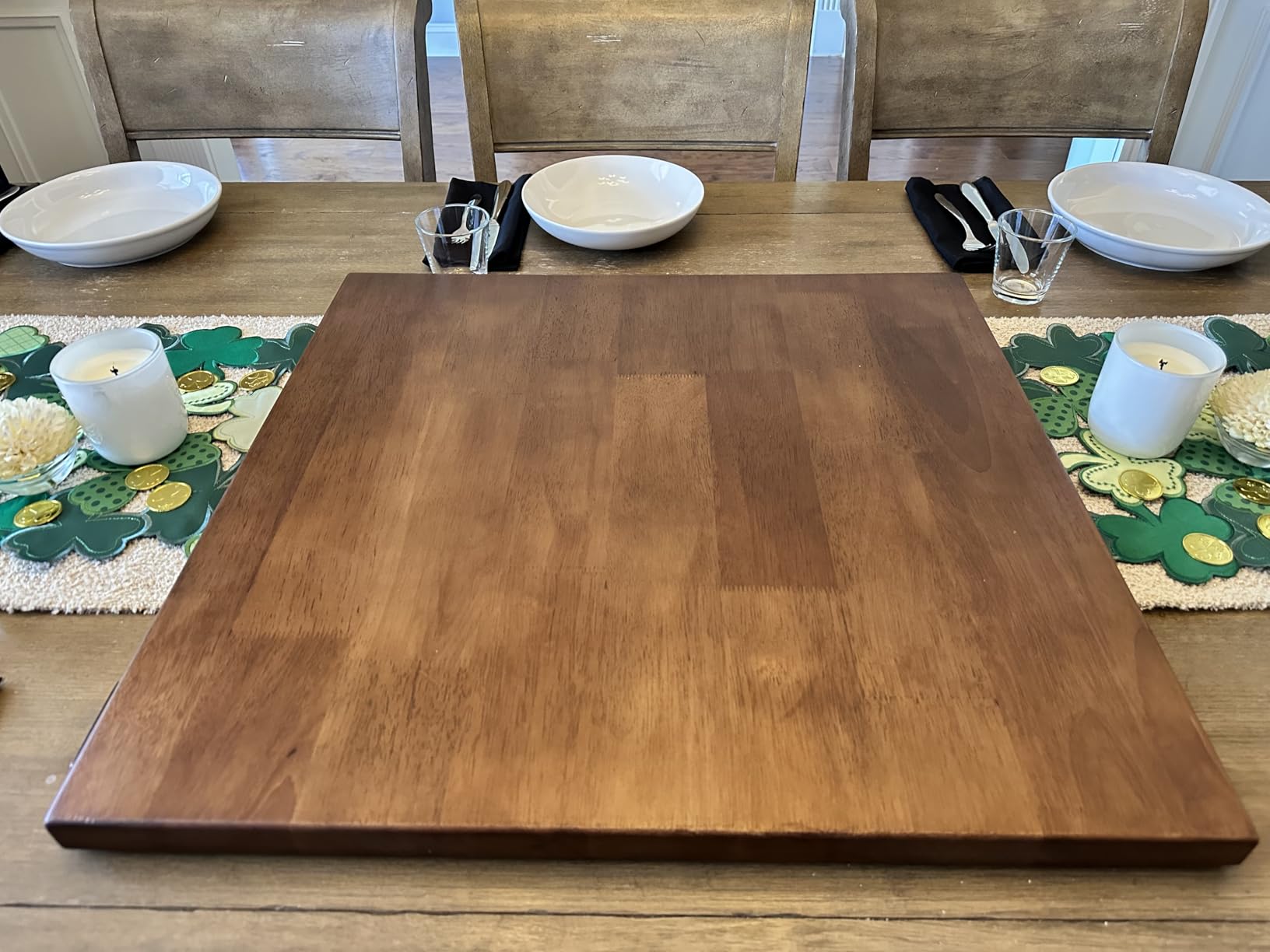 Hevea Butcher Block Countertop, 25