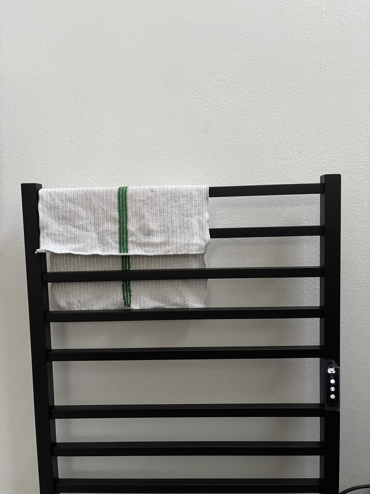 Poloma Freestanding Heated Towel Racks for Bathroom, Towel Warmer Rack, Towel Dryer, Matt Black. CSA Certified. customer photo 1