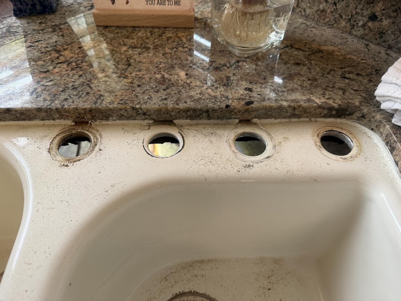 WOWOW Brass Bridge Kitchen Faucet 4 Hole with Side Sprayer, Brushed Nickel | 2 Handle 8 Inch Centerset Bridge Faucet for Kitchen Sink, Solid Brass Construction, Vintage Farmhouse Style customer photo 2