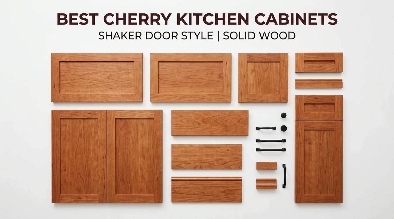 Best cherry kitchen cabinets