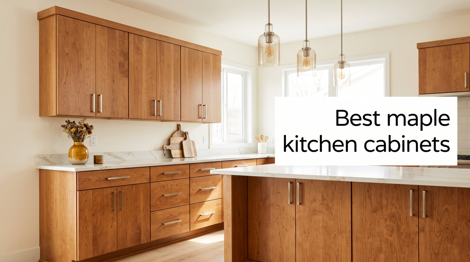 Best maple kitchen cabinets