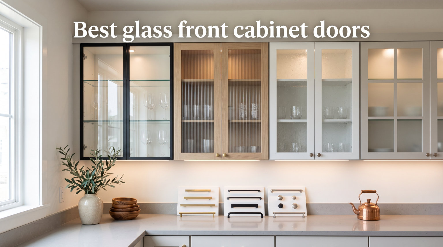 Best glass front cabinet doors