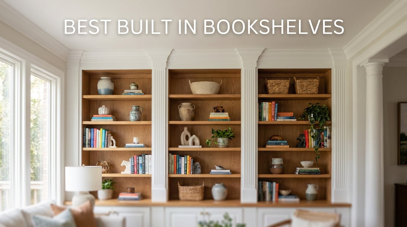 Best built in bookshelves