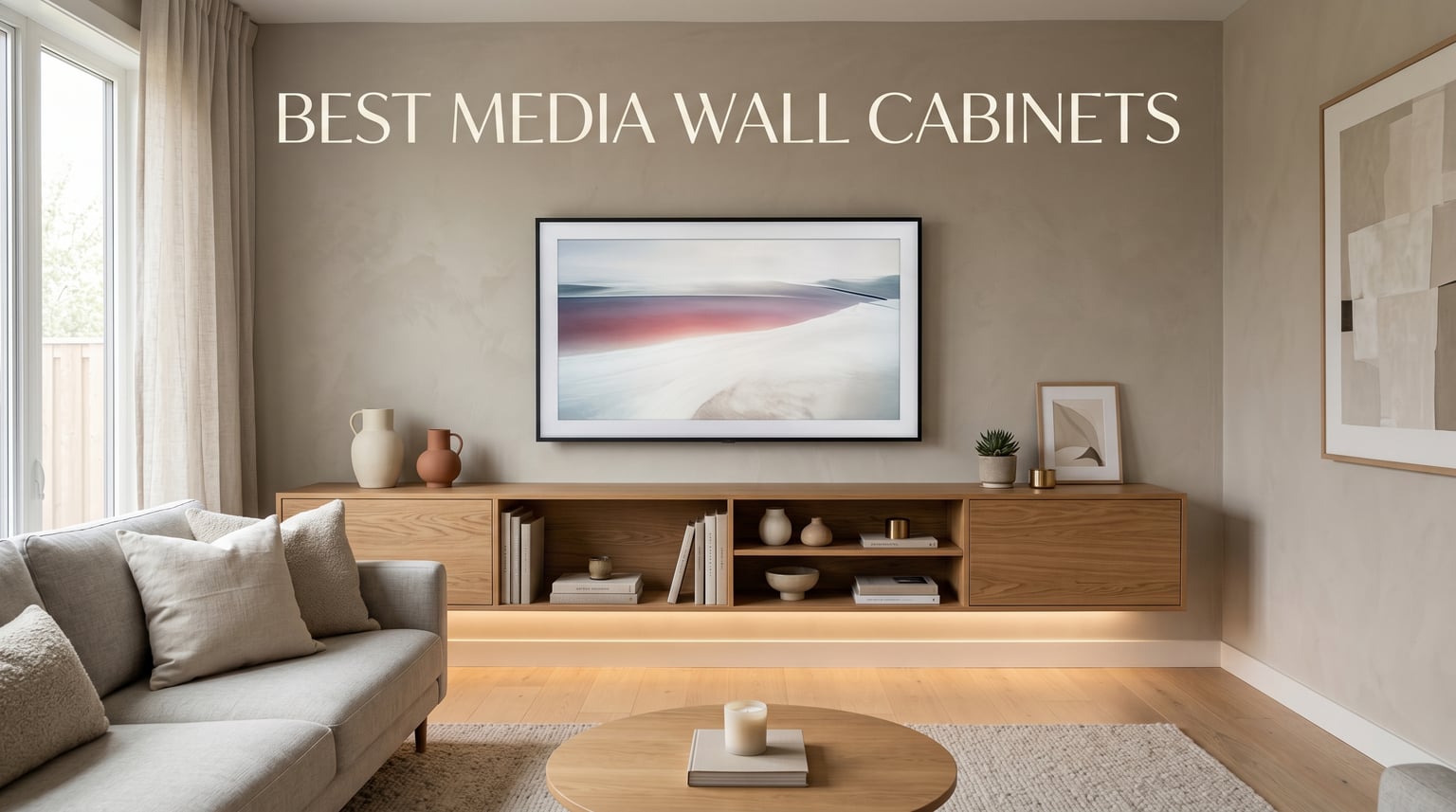 Best media wall cabinets