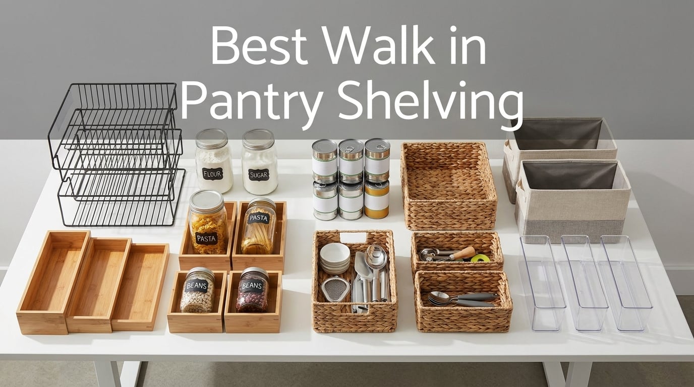 Best walk in pantry shelving