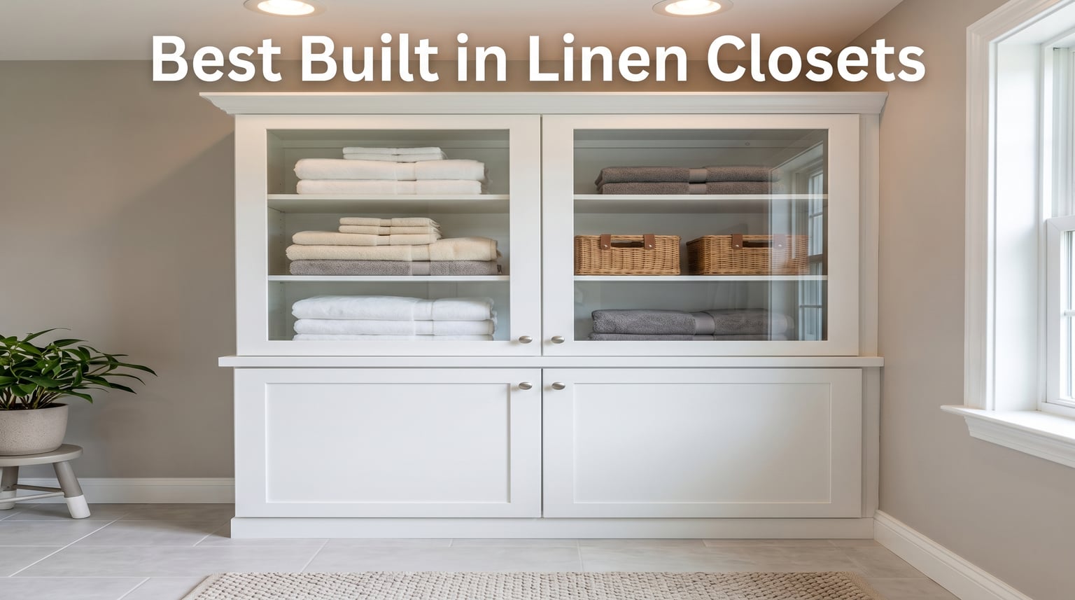 Best built in linen closets
