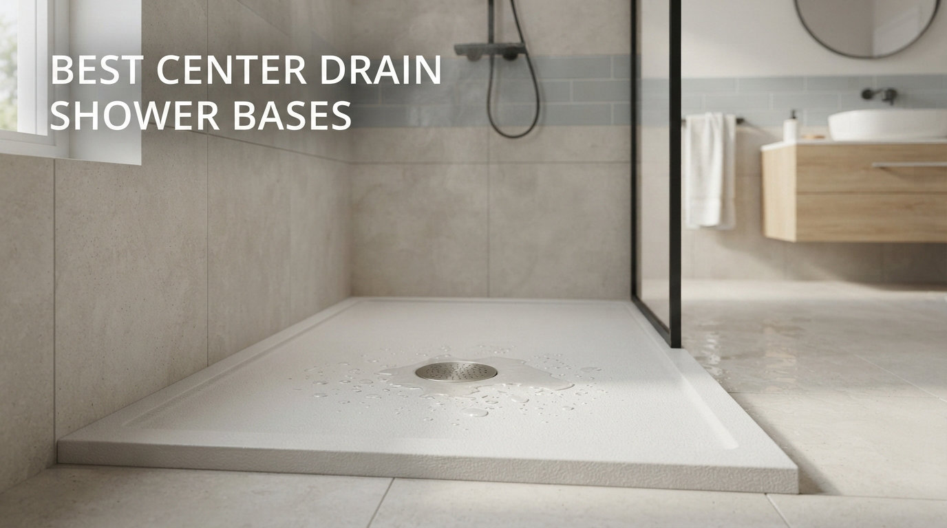 Best center drain shower bases