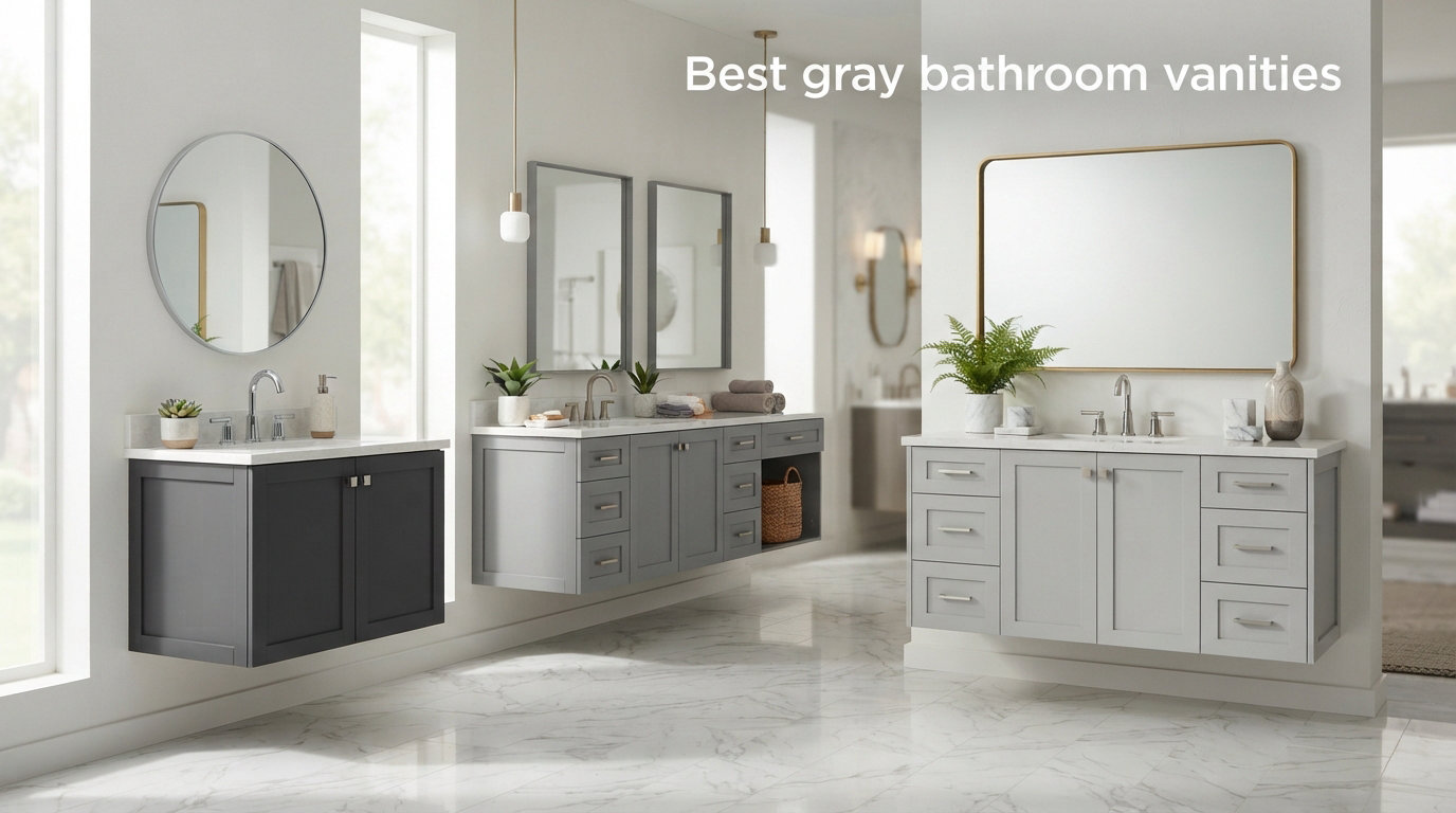 Best gray bathroom vanities
