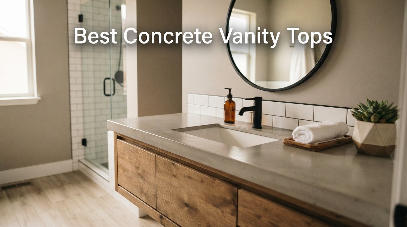 Best concrete vanity tops