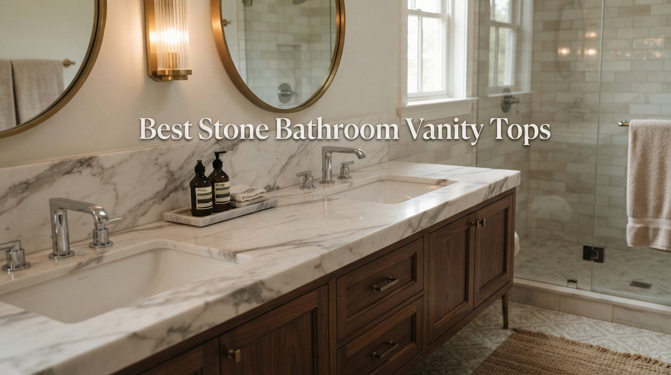 Best stone bathroom vanity tops