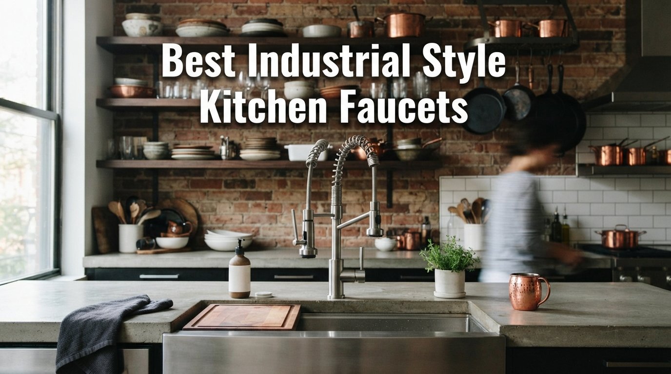 Best industrial style kitchen faucets