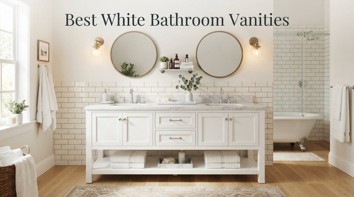Best white bathroom vanities