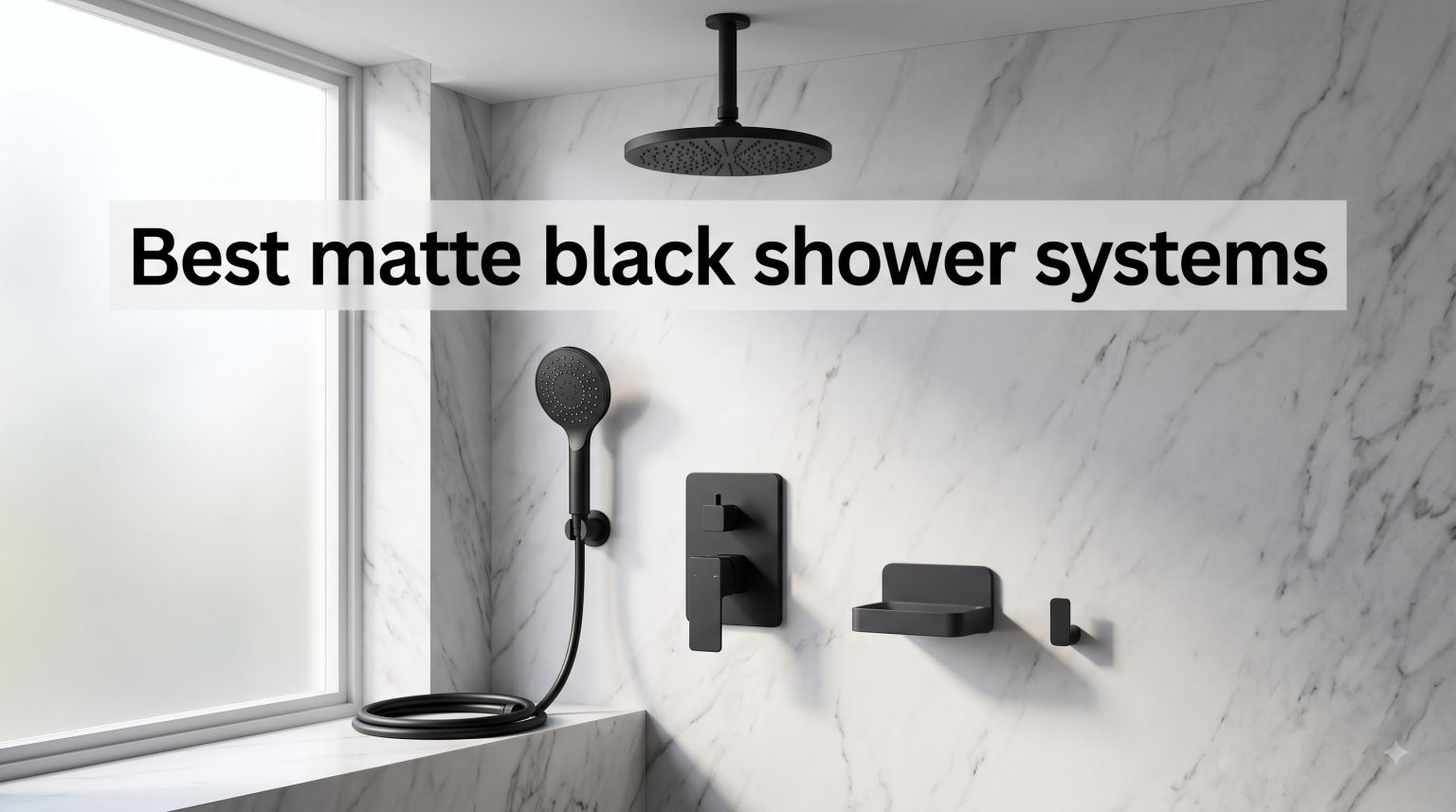 Best matte black shower systems