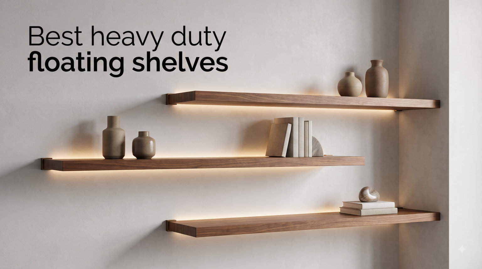 Best heavy duty floating shelves