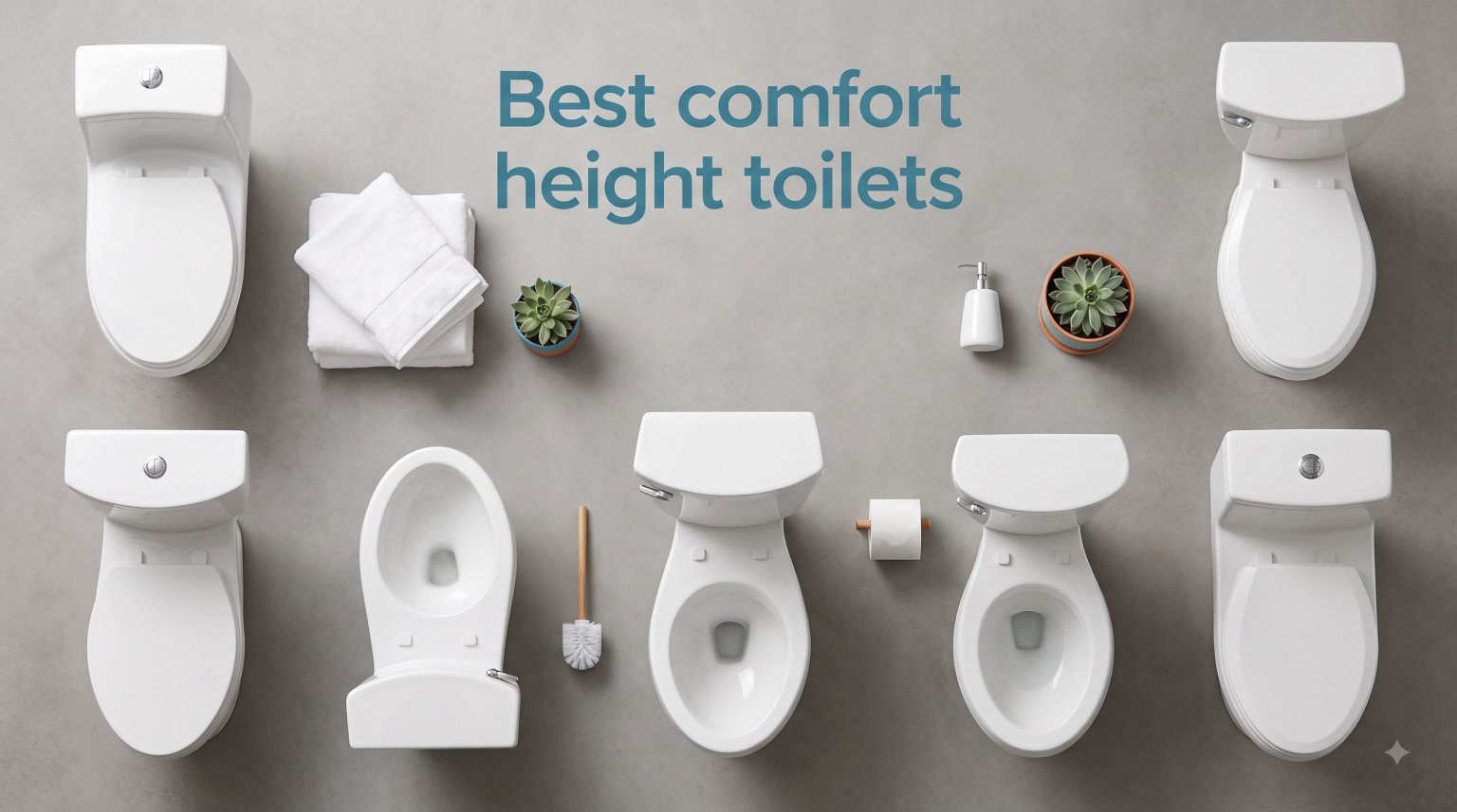 Best comfort height toilets