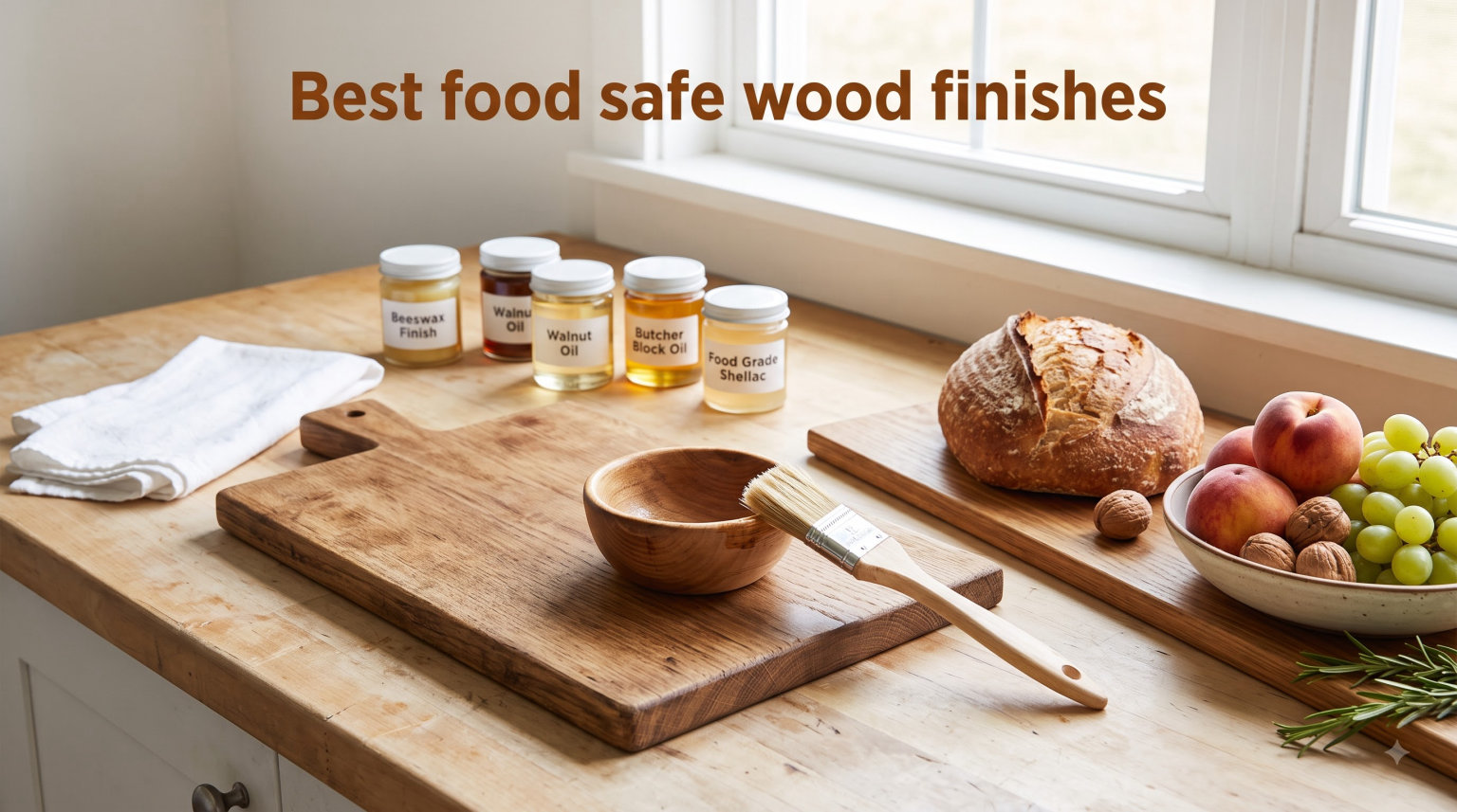 Best food safe wood finishes
