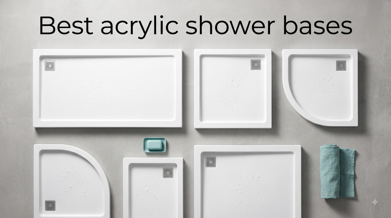 Best acrylic shower bases
