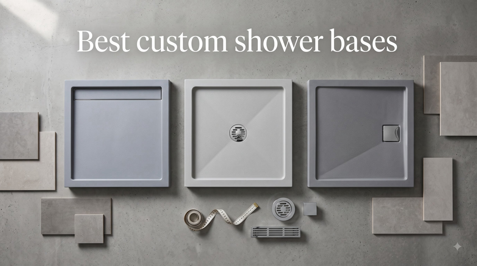 Best custom shower bases